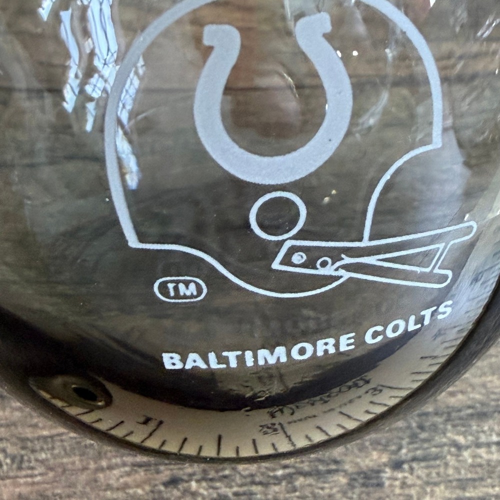 NFL Baltimore Colts Rocks Glasses Smoky Grey